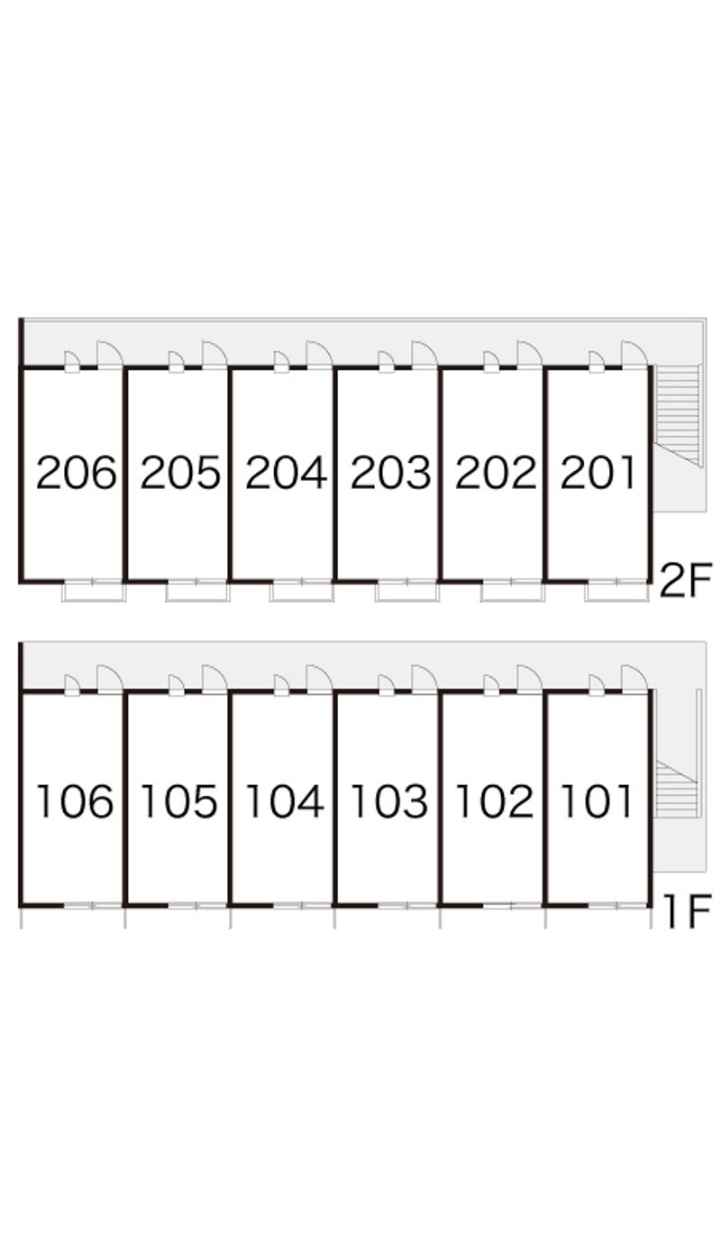 レオパレス艶 間取配置図