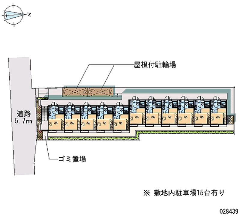 レオパレスプランタ 月極駐車場