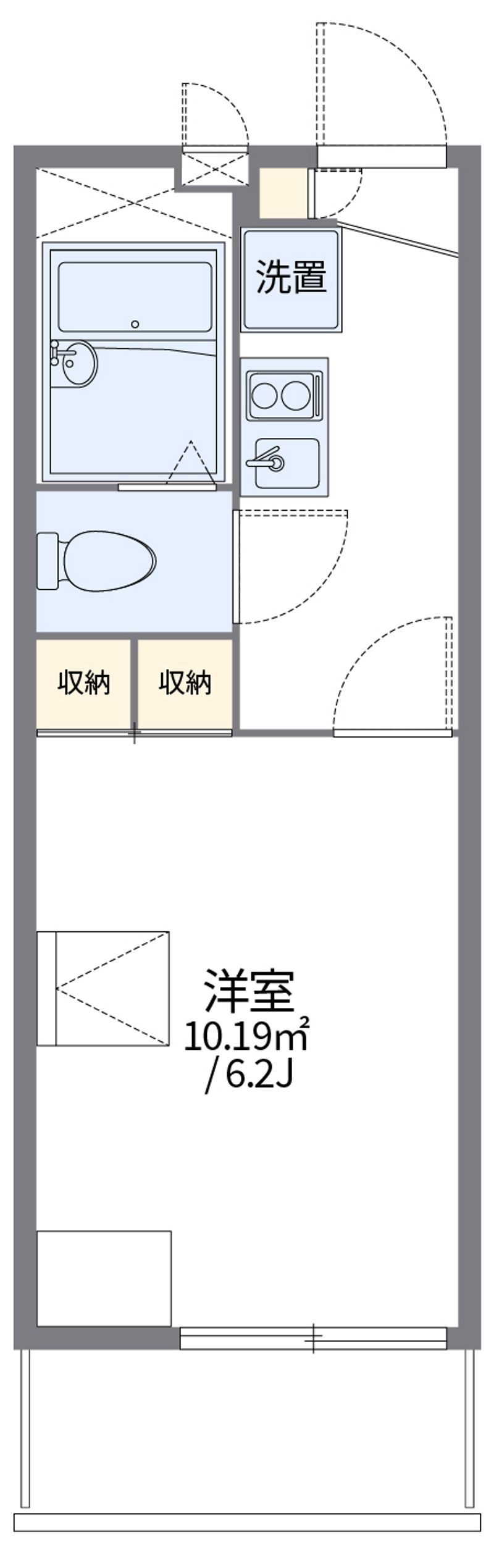 レオパレスＭ２ 間取図