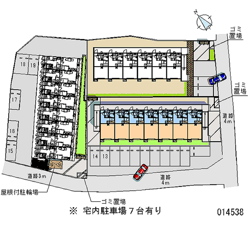 14538 Monthly parking lot