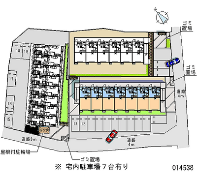 14538 Monthly parking lot