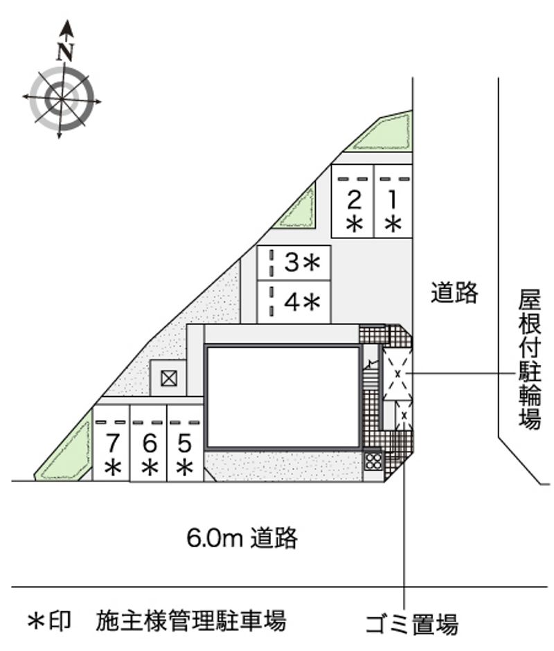 レオパレス京都 配置図