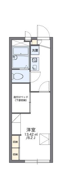 レオパレスソフィア大泉 間取り図