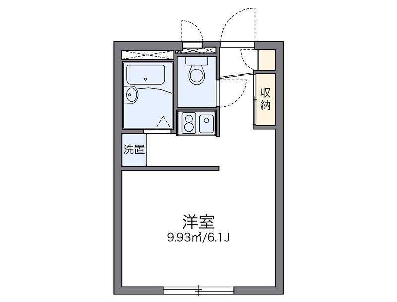 レオパレスアクア 間取図