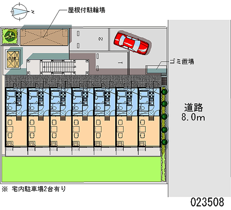 レオパレス正楓 月極駐車場