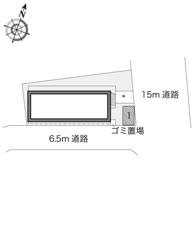 レオパレスエバー・グリーン 配置図