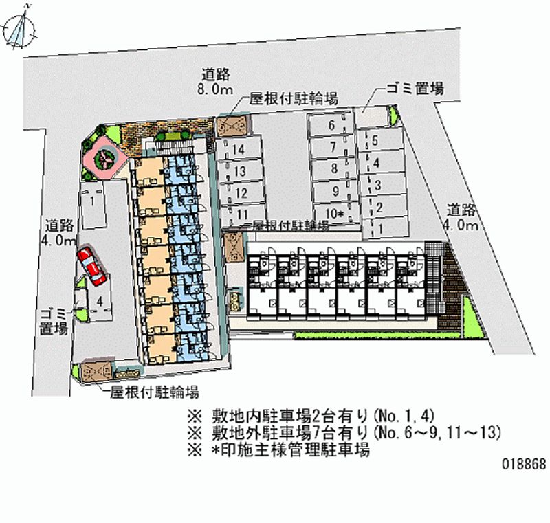 18868月租停车场