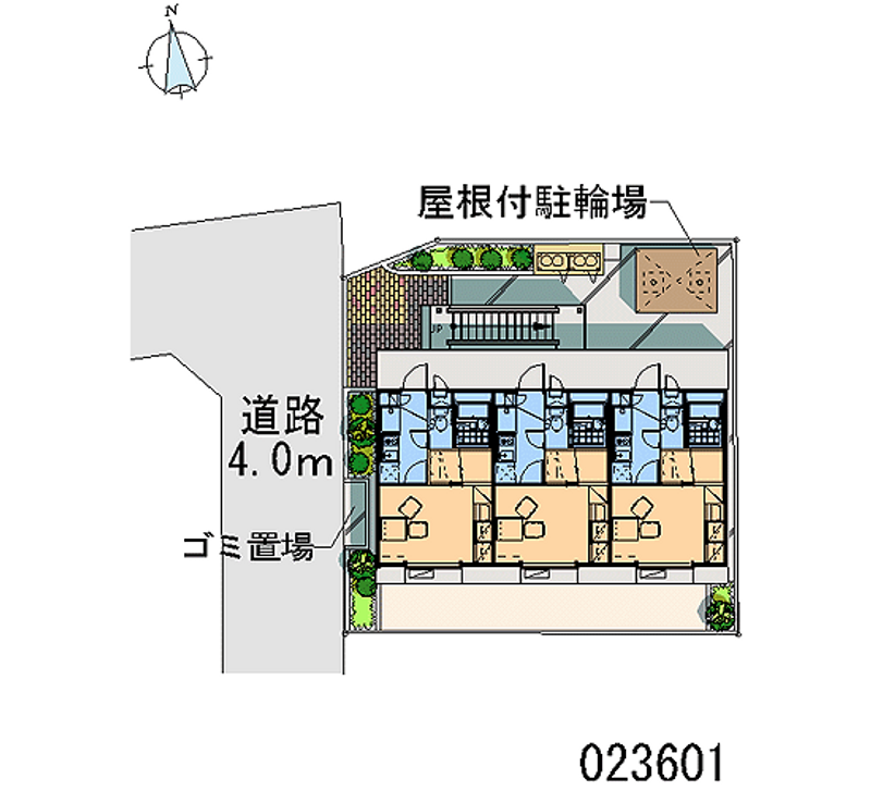 レオパレススマイルイン 区画図