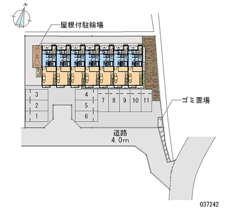 37242月租停车场