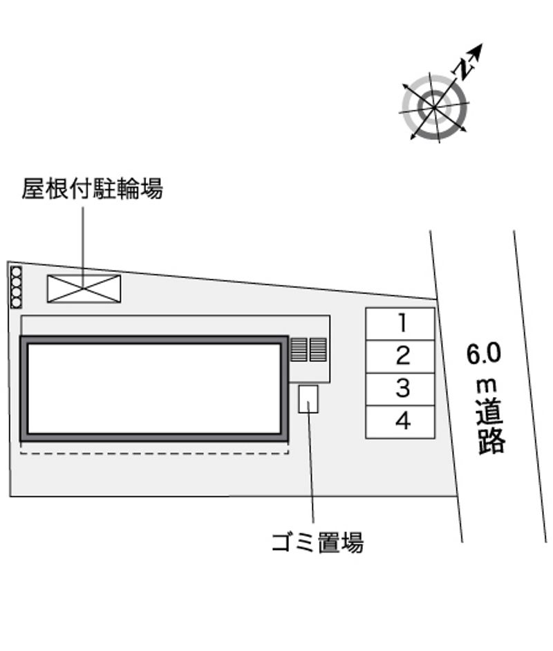 レオパレス里 配置図