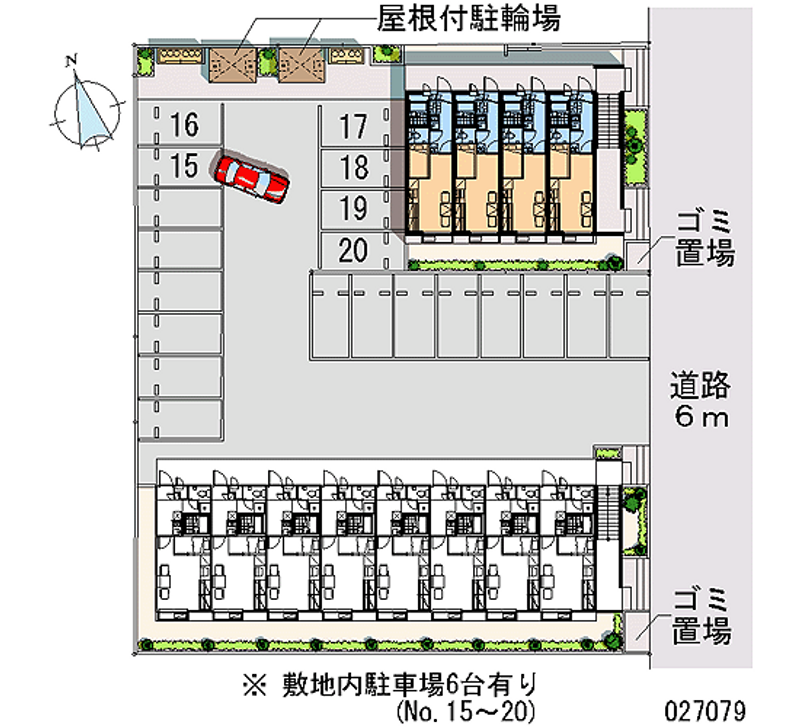 レオパレスＭＹＯＪＩＮⅡ 月極駐車場