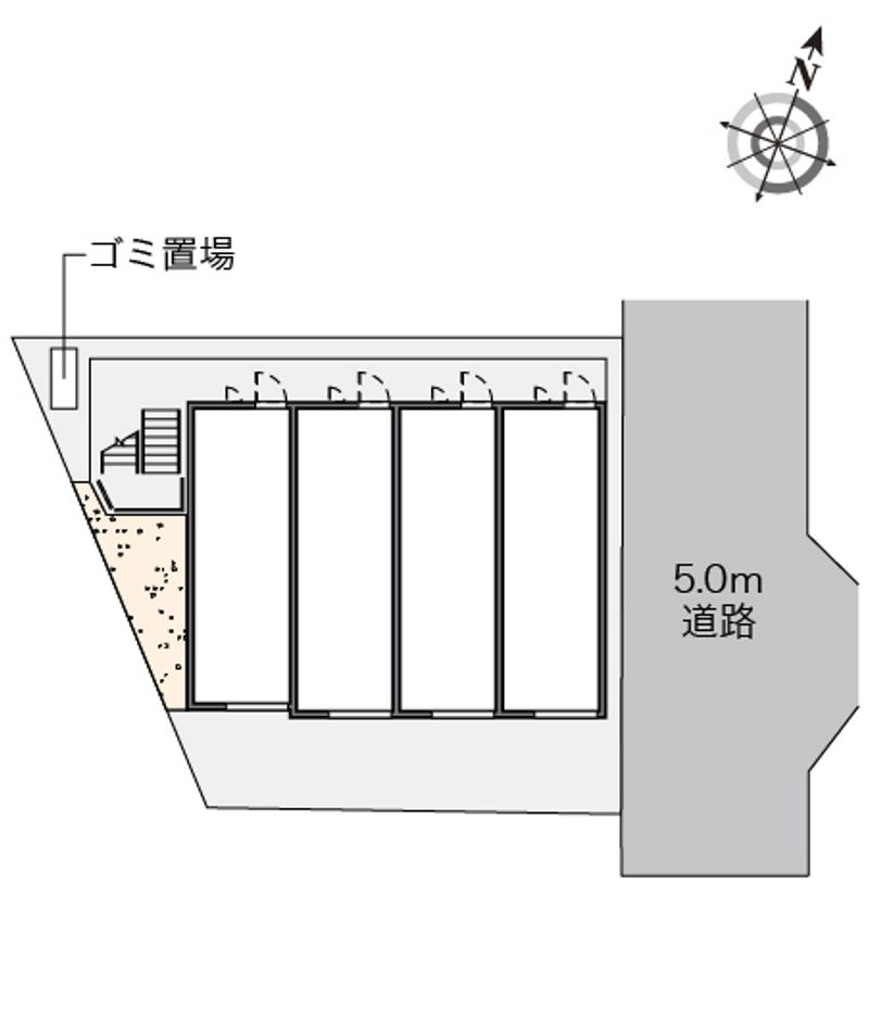 レオパレス和泉 配置図