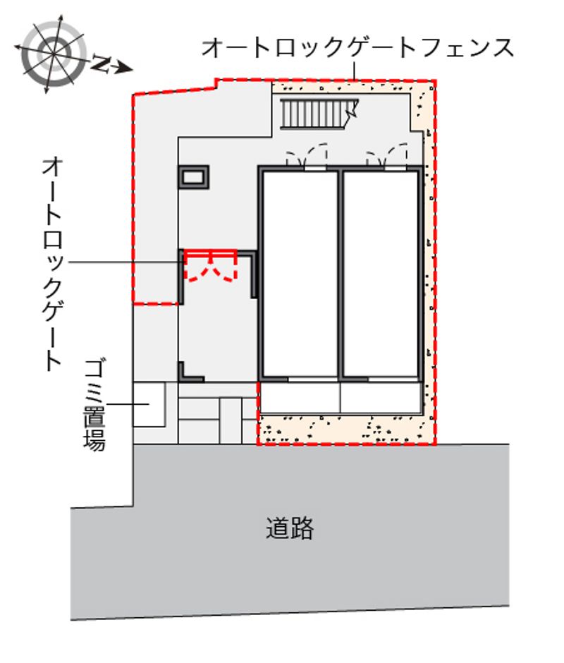 レオパレスノール 配置図