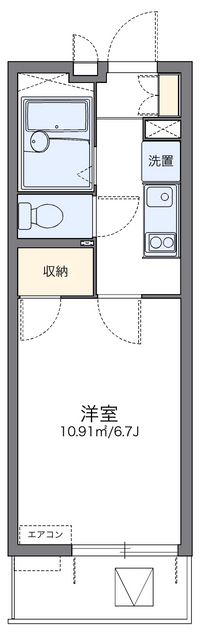 レオパレスＫ　Ｍ 間取り図