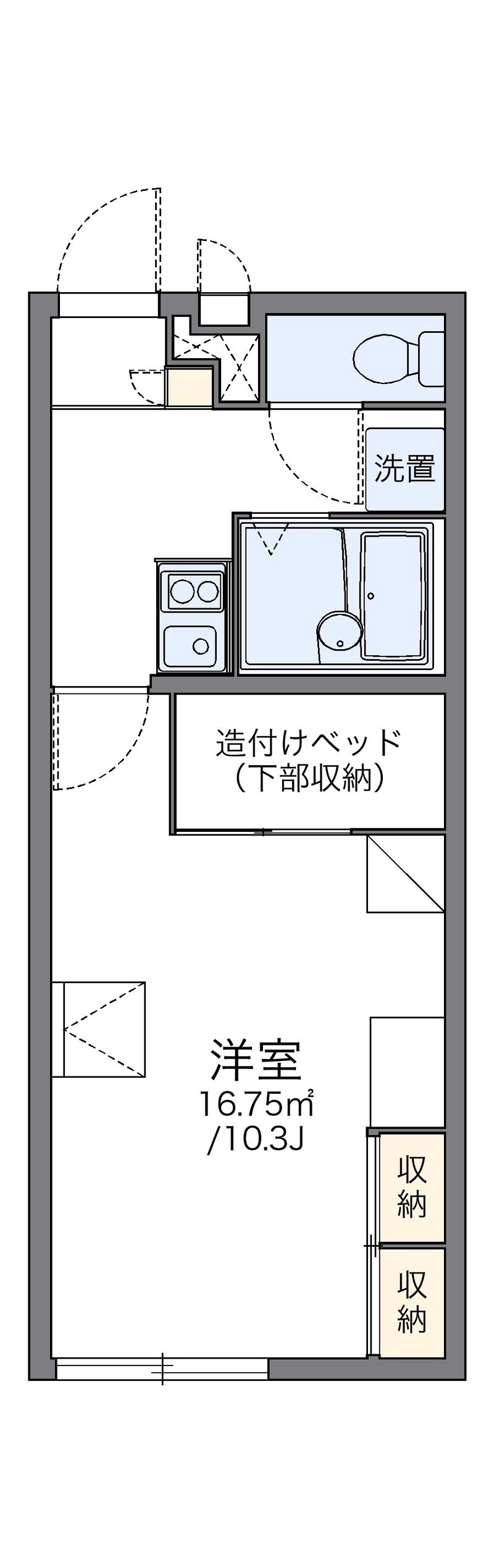 レオパレスＰＲＩＭＲＯＳＥ　Ⅱ 間取図