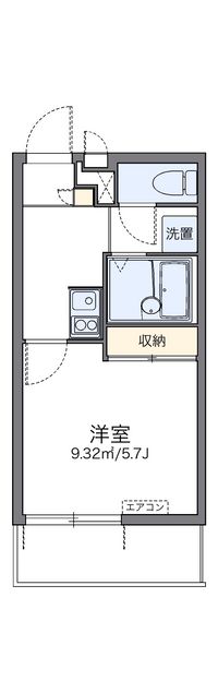 レオパレスアトレ 間取り図