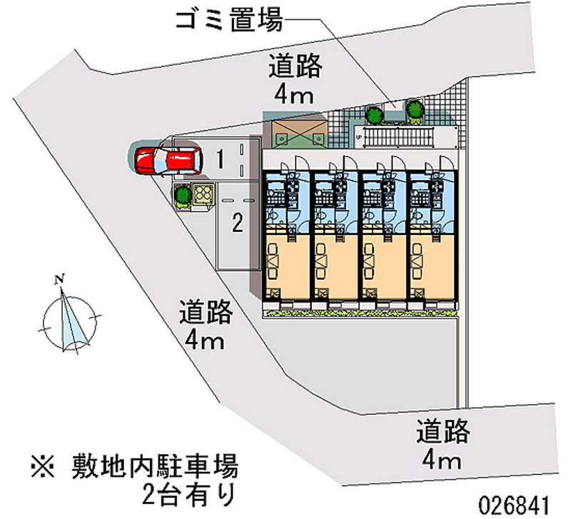 26841 Monthly parking lot