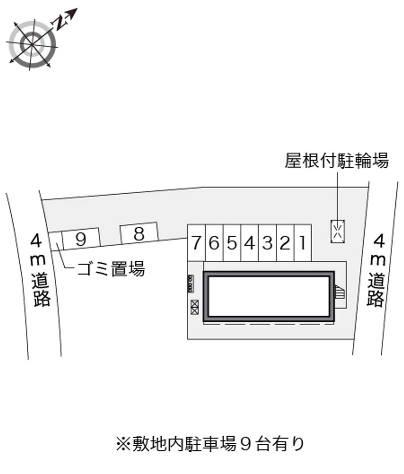 レオパレスセジュール富士 駐車場