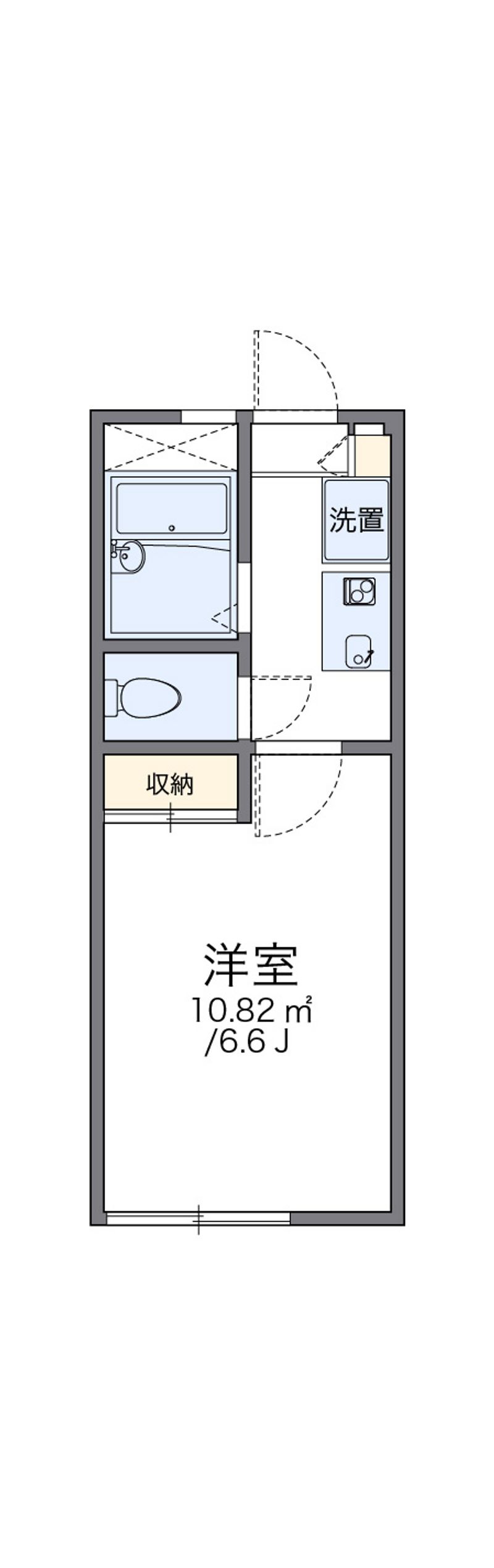 レオパレス峰岡 間取図