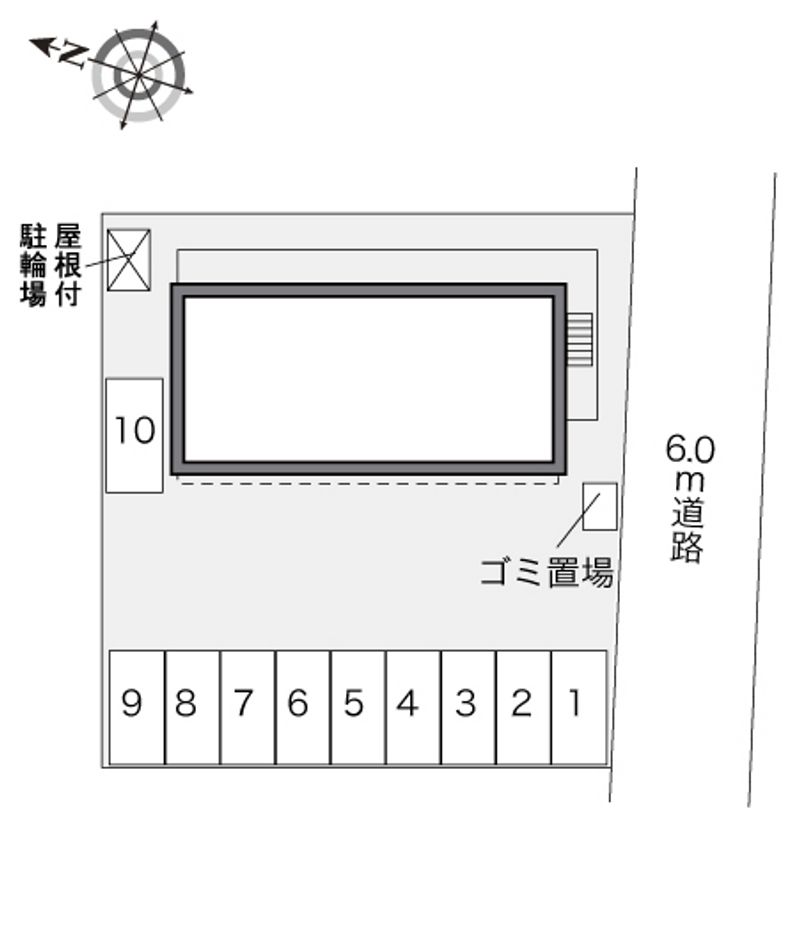 レオパレスエクセレント 配置図