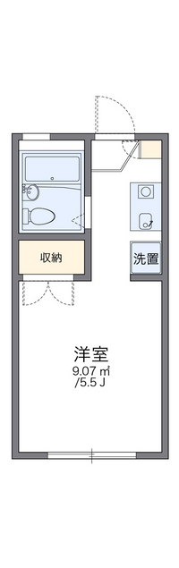 レオパレスレジデンス多摩 間取り図