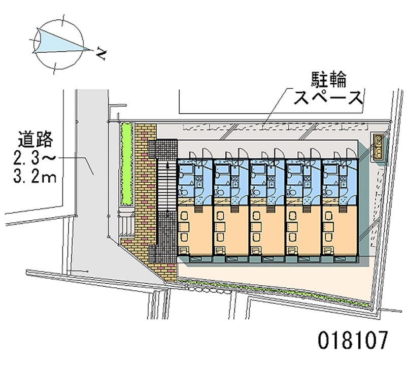 レオパレス北野坂 区画図