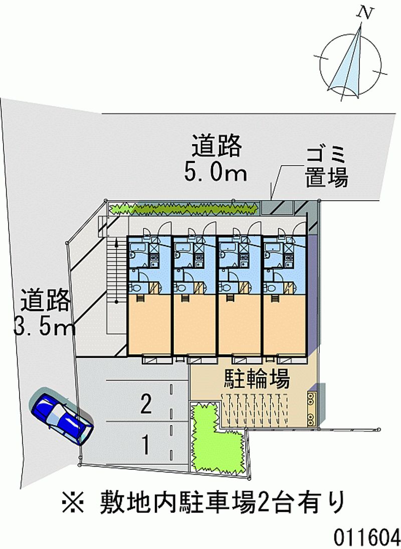 レオパレス湘南ハイム 区画図