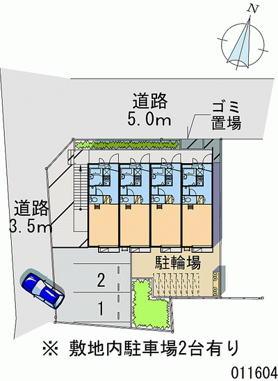 11604 Monthly parking lot