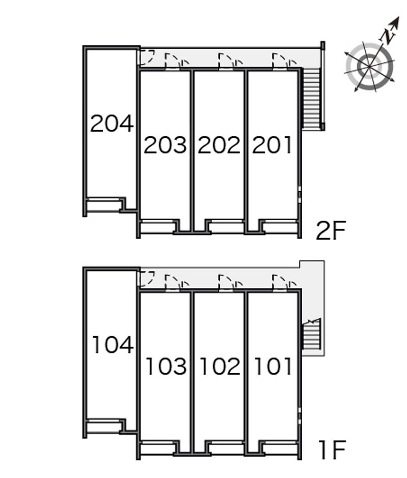 クレイノシェノン 間取配置図