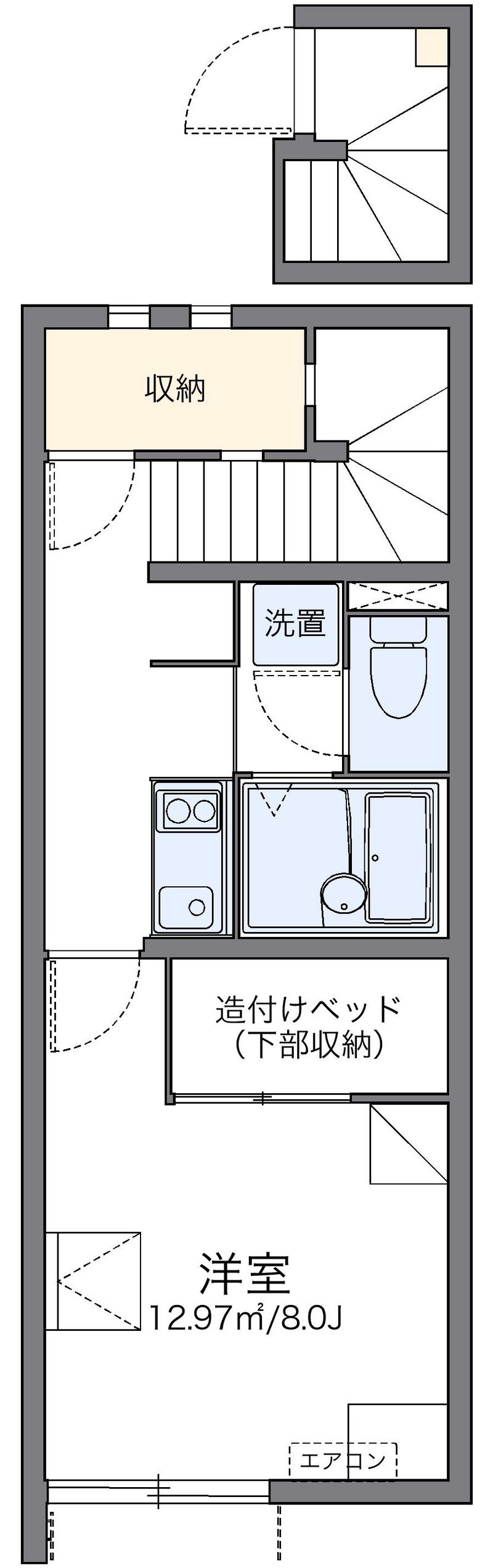 レオネクストリボーン岩代 間取り