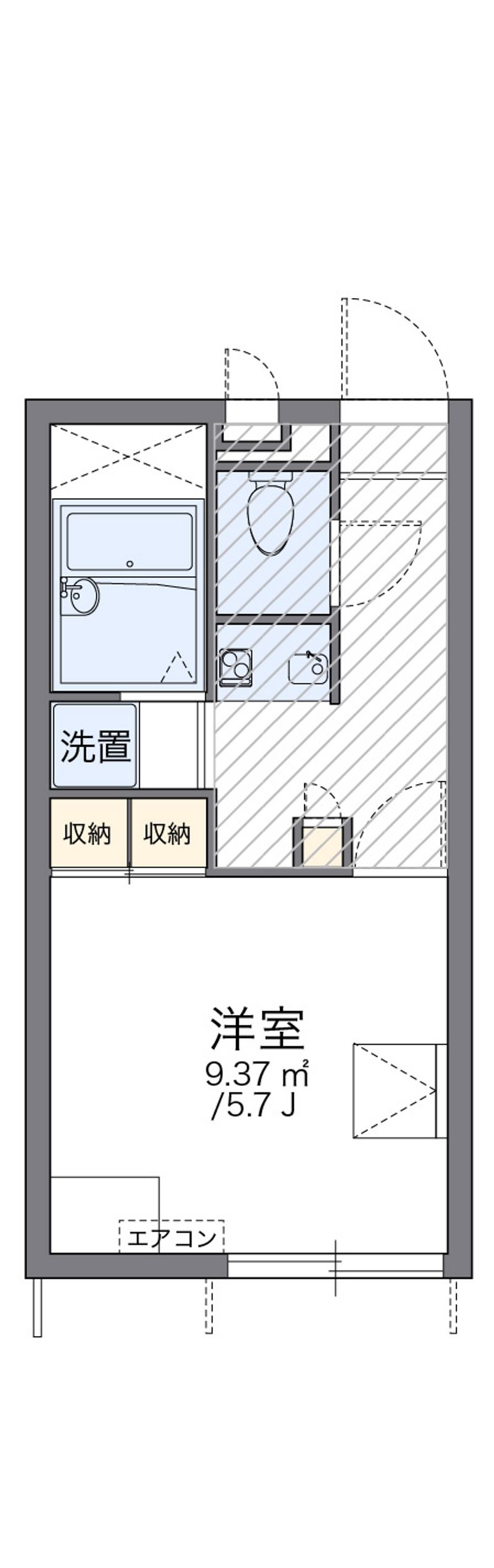 レオパレスエトワールⅢ 間取図