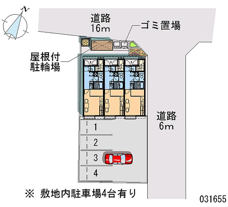 レオパレス衣浦Ⅱ 月極駐車場