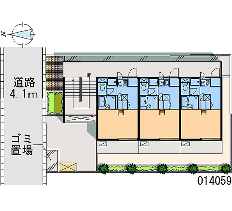 レオパレス杉山 区画図