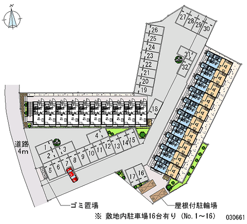 30661 Monthly parking lot