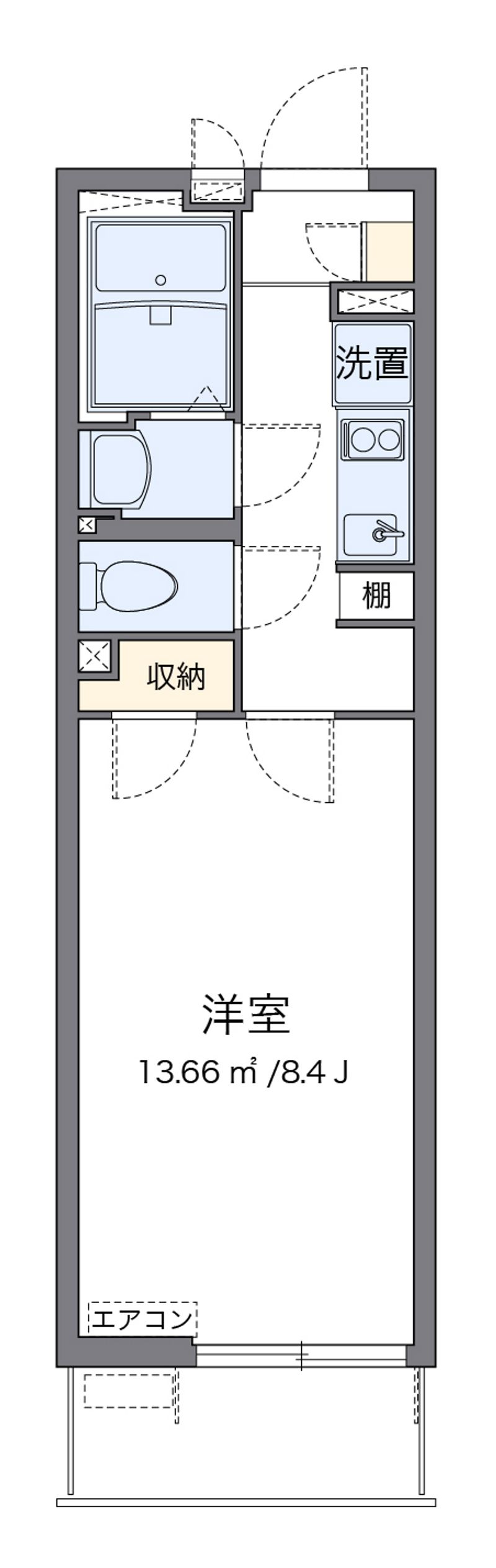 クレイノクーラ　ルガル 間取図