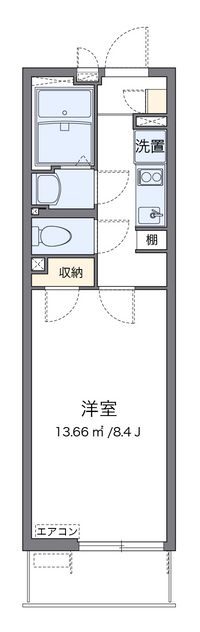 クレイノクーラ　ルガル 間取図