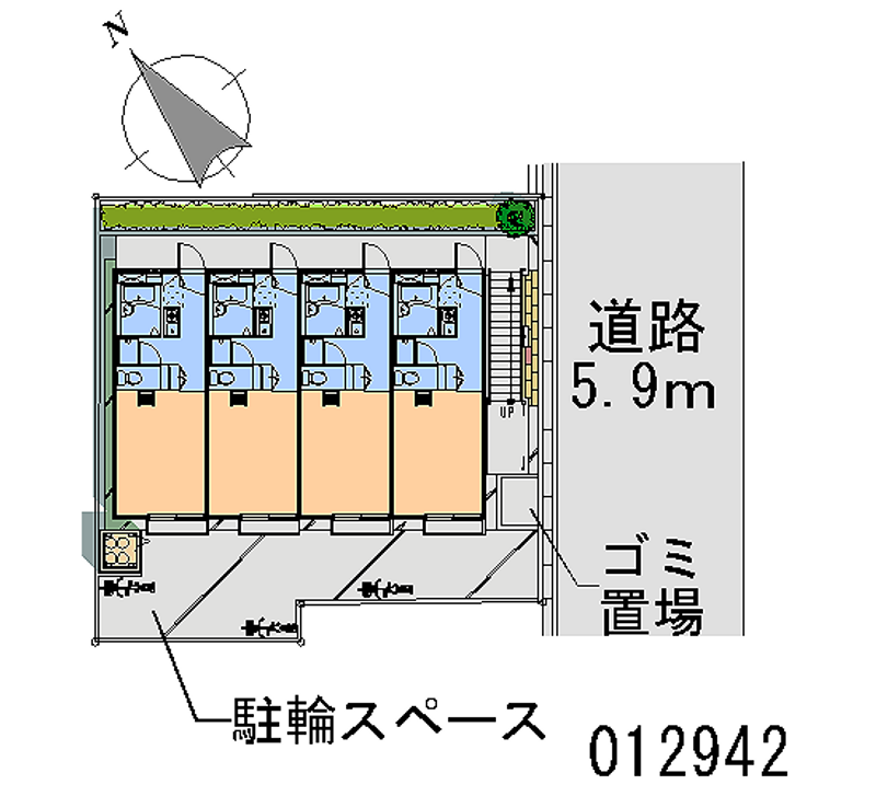 レオパレス兵庫 区画図