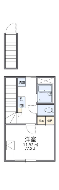 レオパレスＨＡＰＰＩＮＥＳＳ大森Ⅱ 間取り図