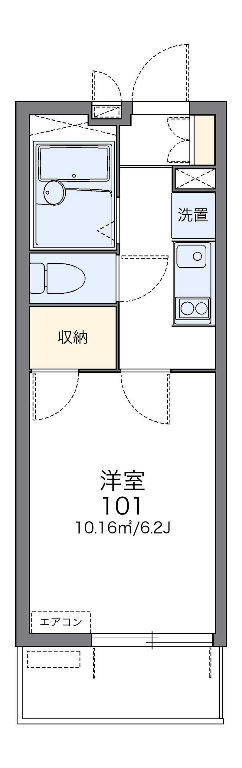 leopalace Asahi Floor plan
