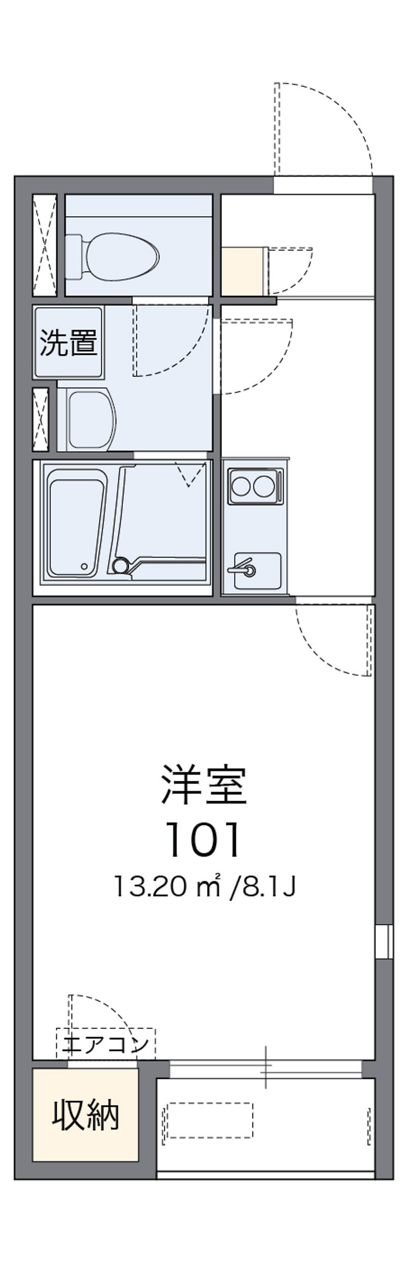 レオネクスト長行 間取図