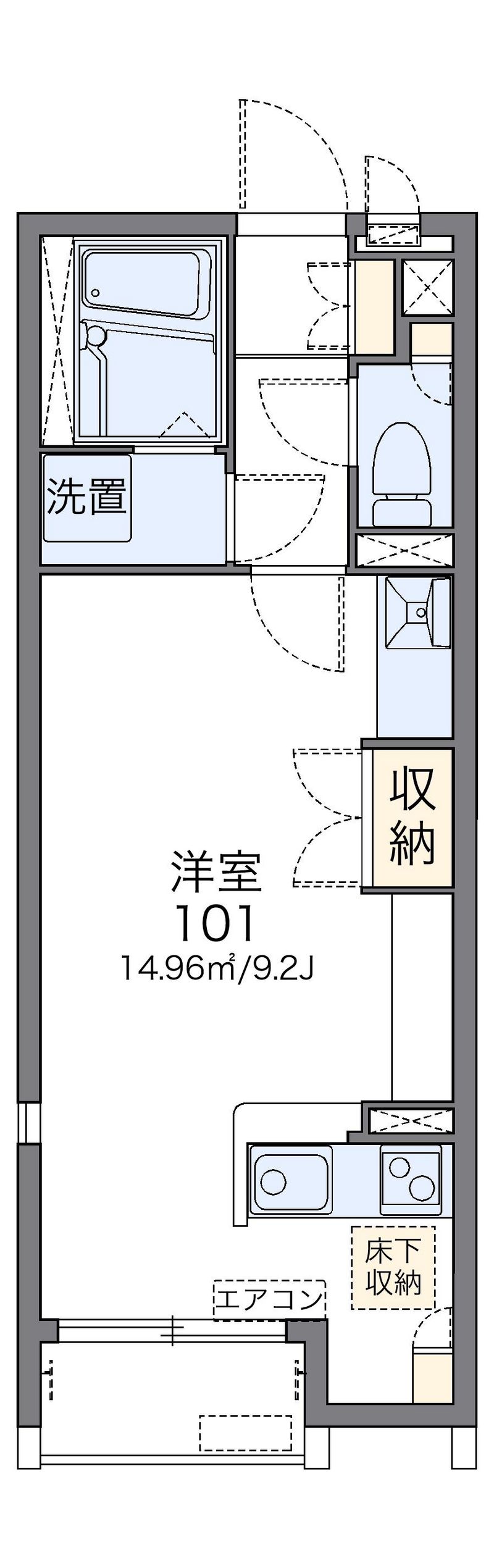 レオネクスト第三吉兵衛ハウス 間取図