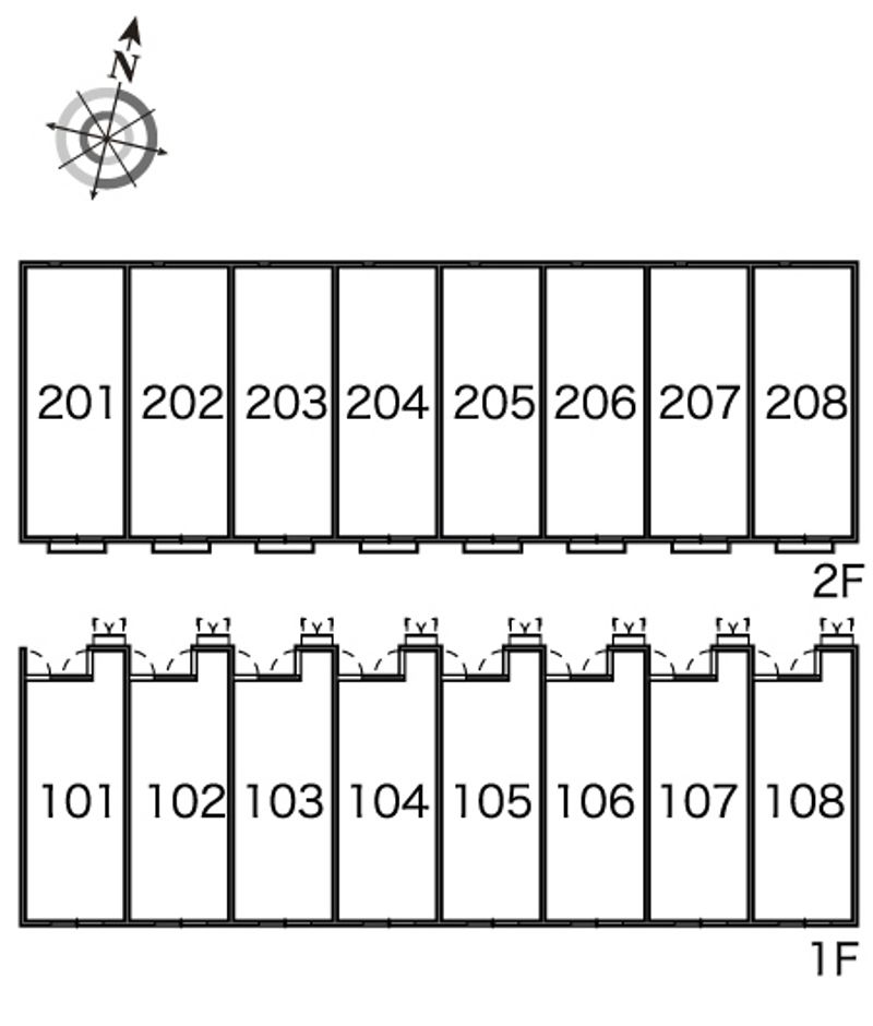 レオネクストさくらんぼ 間取配置図