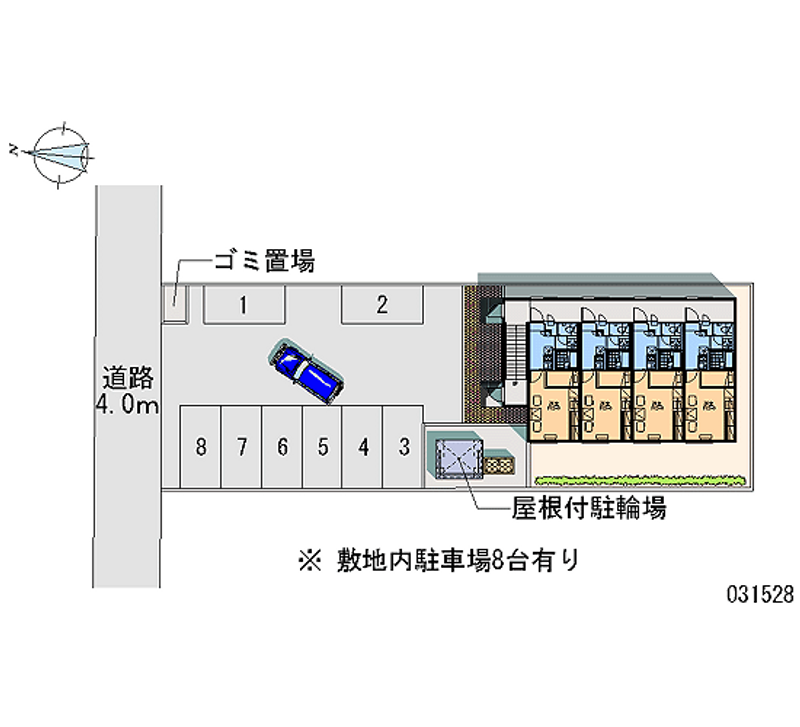 レオパレスステラ 月極駐車場