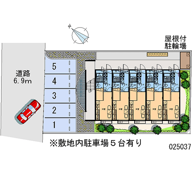 25037 Monthly parking lot