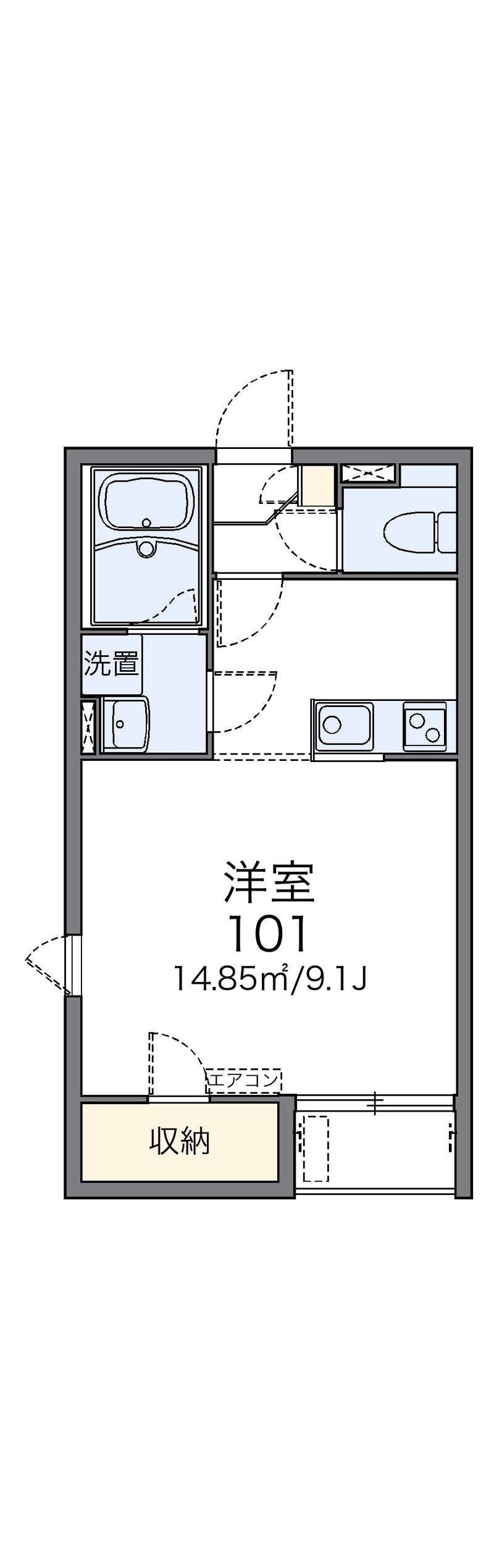 レオネクストユアリトルハイツ 間取図