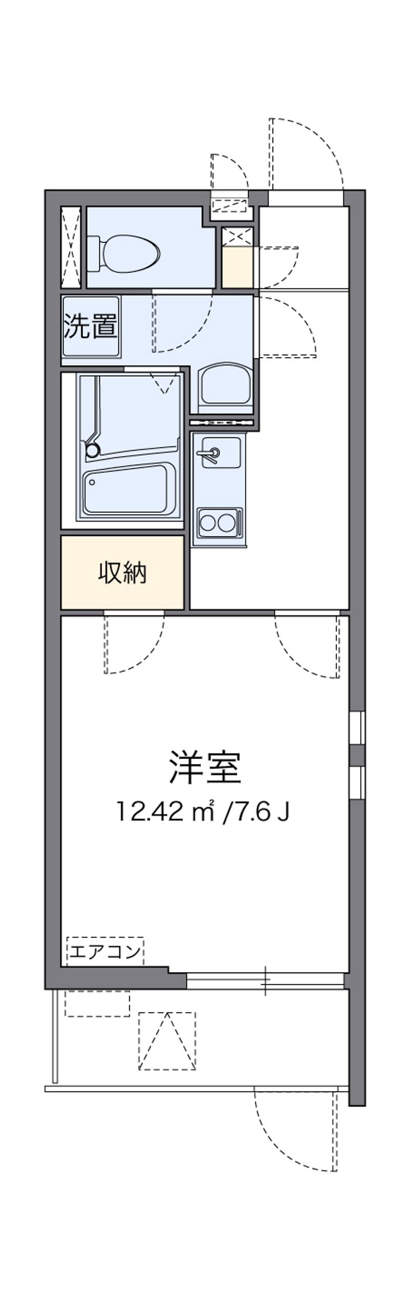 クレイノウィステリア 間取図