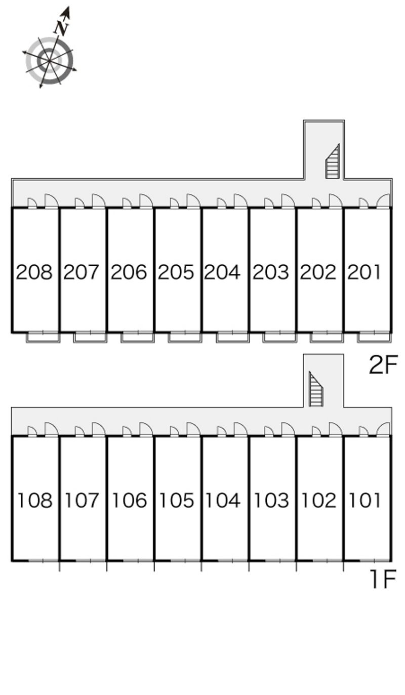 レオパレスグランドゥール綾 間取配置図