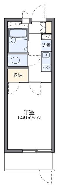 レオパレスヴィラ曽根Ｃ 間取り図