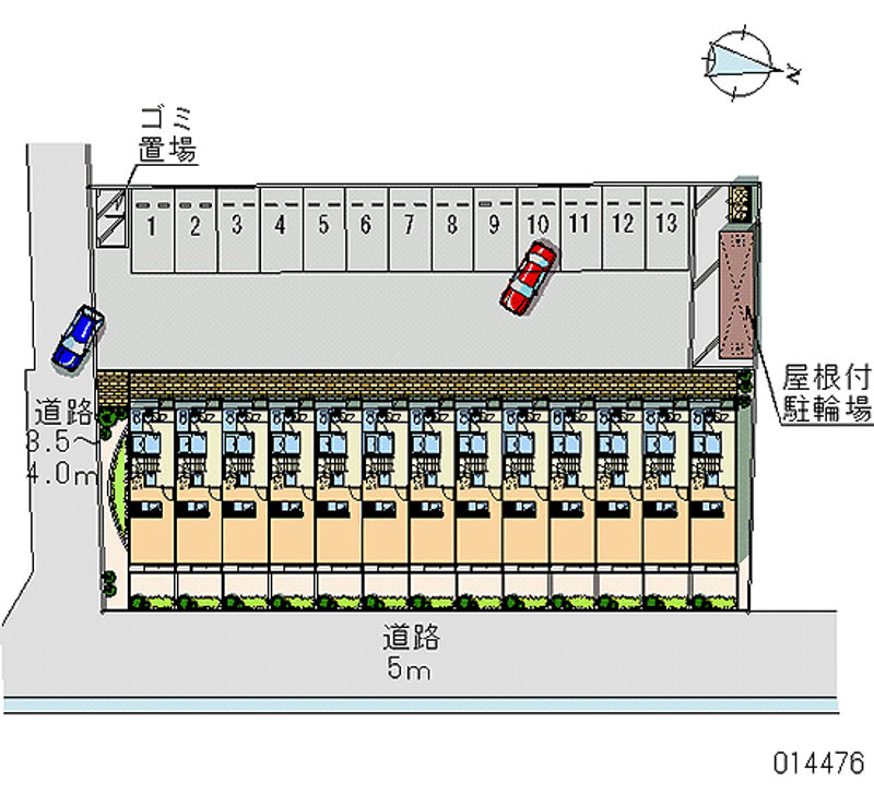 14476 Monthly parking lot