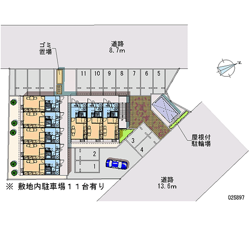 25897 Monthly parking lot